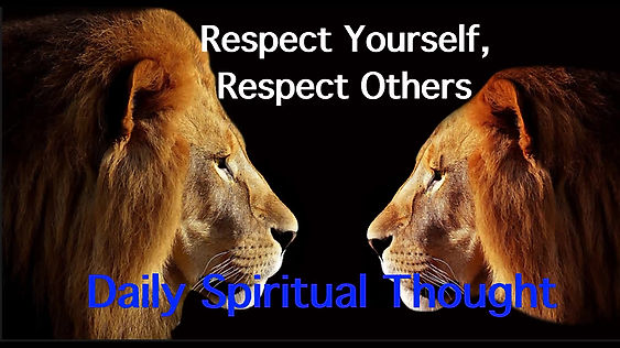 Respect Yourself, Respect Others